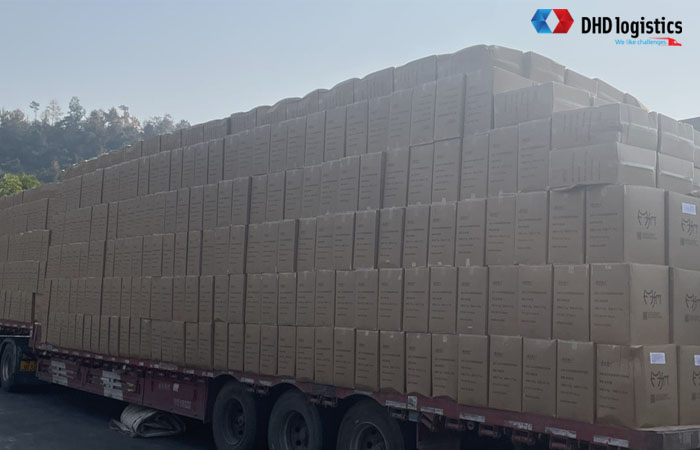Vận chuyển xe Container hàng Trung Quốc về Việt Nam