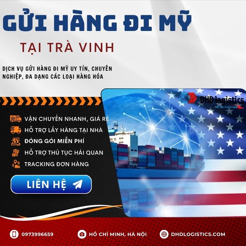 Gửi hàng đi Mỹ tại Trà Vinh giá rẻ