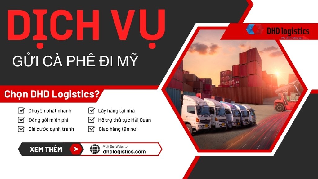 Gửi cà phê đi Mỹ nhanh, chuyên nghiệp