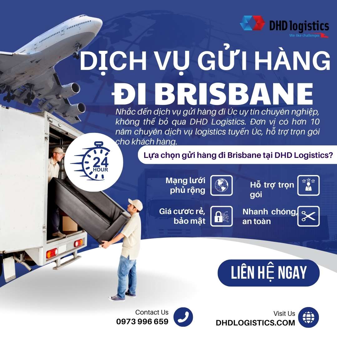 Gửi hàng đi Brisbane uy tín, chuyên nghiệp