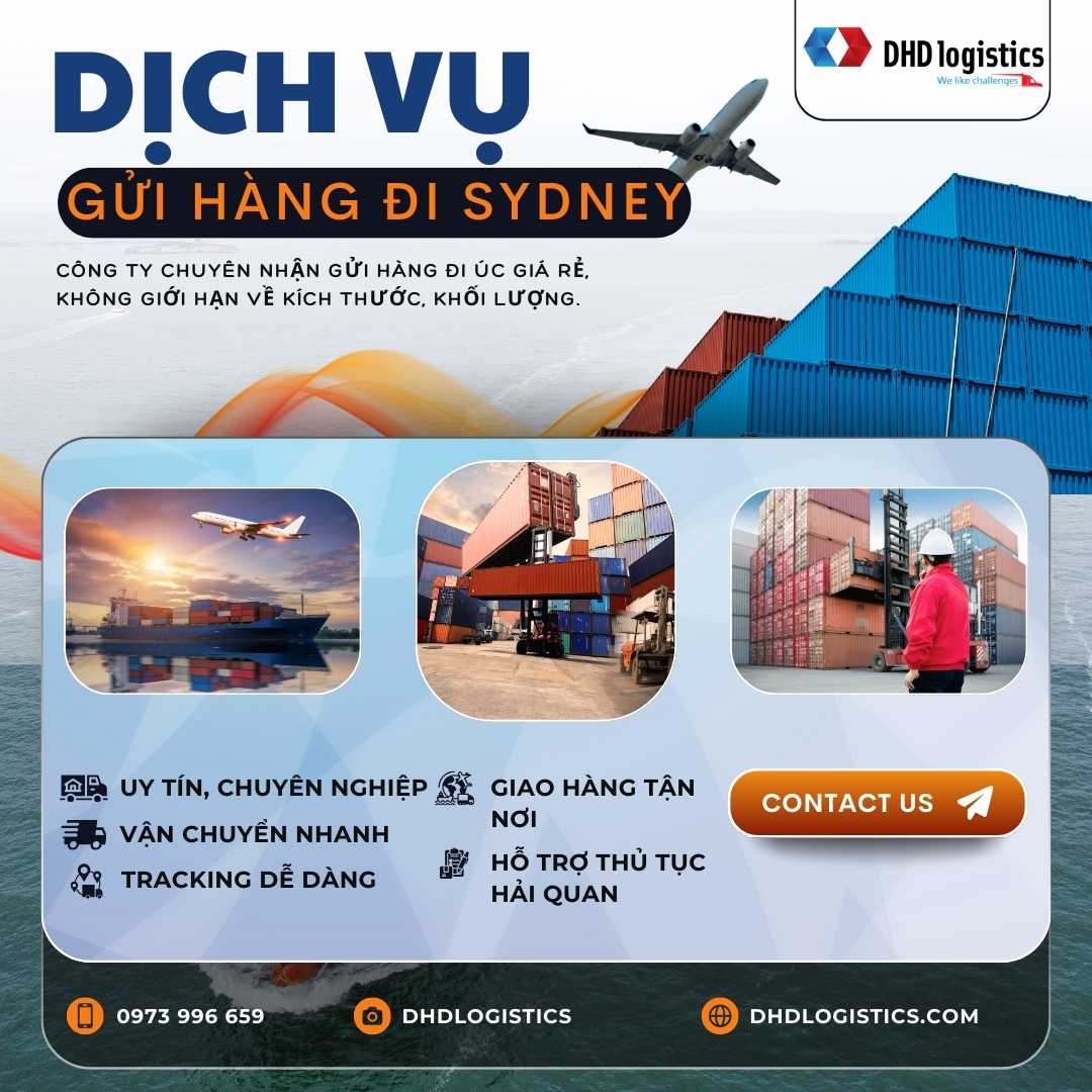 Gửi hàng đi Sydney uy tín, giao hàng nhanh