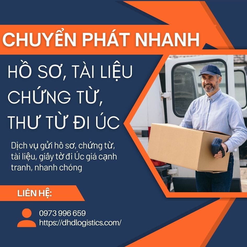 Gửi hồ sơ tài liệu chứng từ thư từ đi Úc nhanh, giá cước rẻ